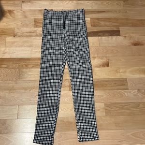 Black and white pants